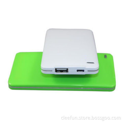 4000mAh LED ultra slim portable power bank for smartphones, iPad, iPhone, Samsung, MP3 and more